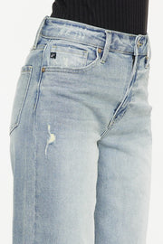 High Rise Slim Wide Leg Jeans