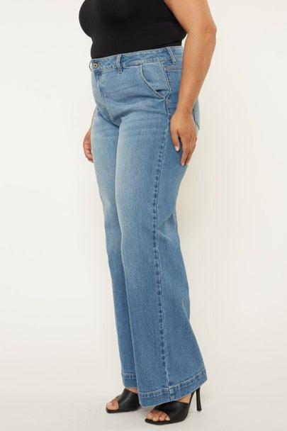 High Rise Jeans | Plus!