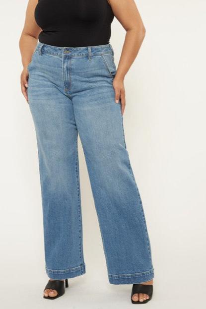 High Rise Jeans | Plus!