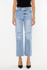 High Rise 90's Boyfriend Cropped Jeans