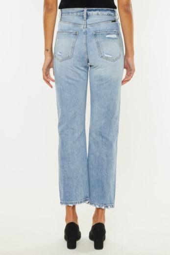 High Rise 90's Boyfriend Cropped Jeans