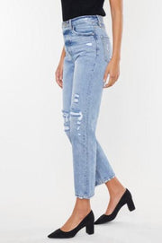 High Rise 90's Boyfriend Cropped Jeans