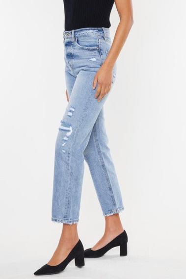 High Rise 90's Boyfriend Cropped Jeans