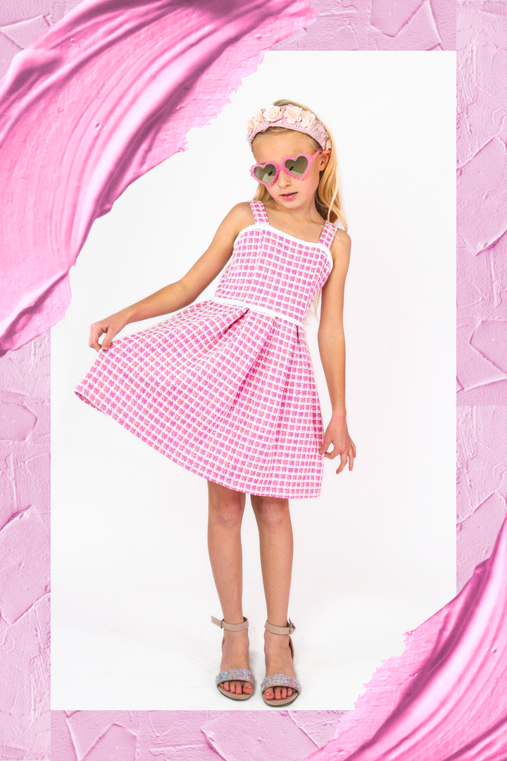 Jackie Dress Set in Pink