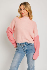 Charlie Color Block Knit Sweater