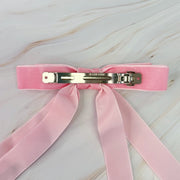 Deux Sash Velvet Bow | 2 Colors