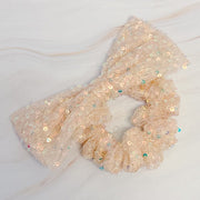 Sparkle Hair Bow Scrunchy | 2 Colors