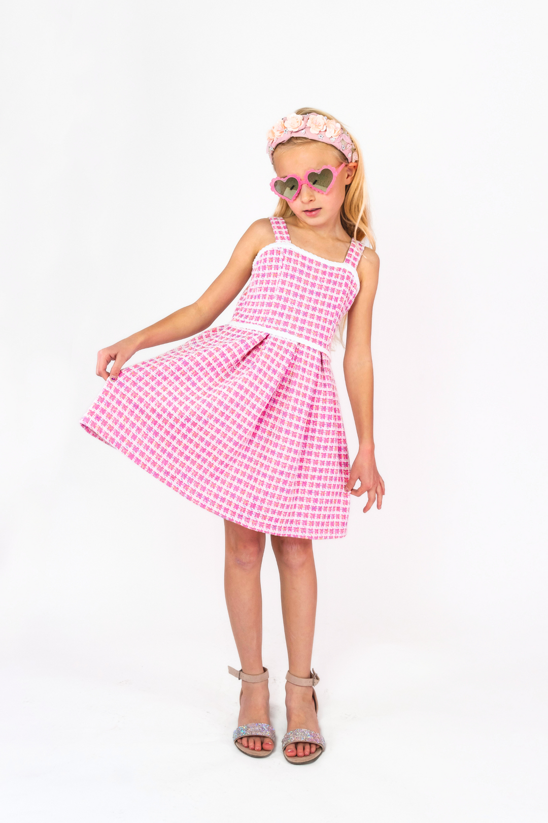 Jackie Dress Set in Pink