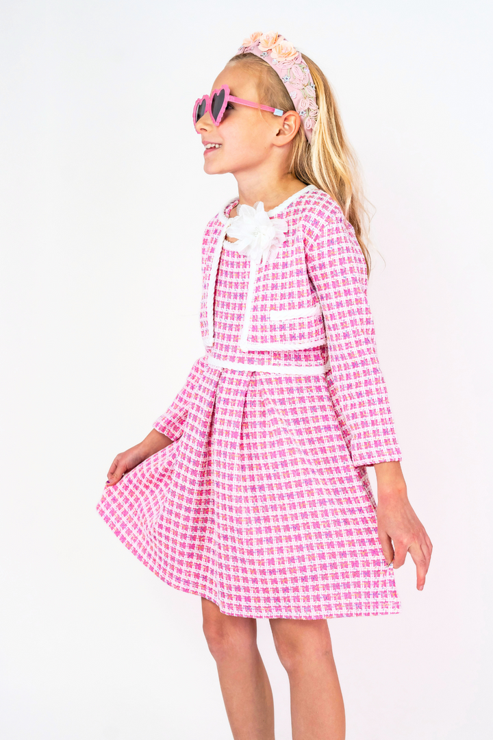 Jackie Dress Set in Pink